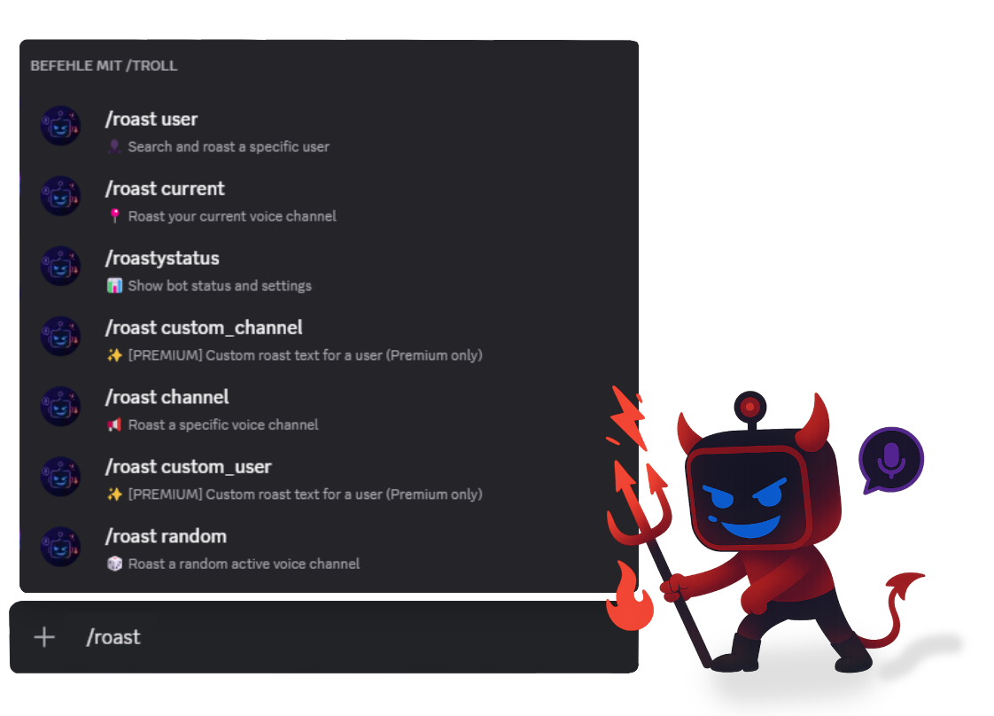 Custom Roast Messages